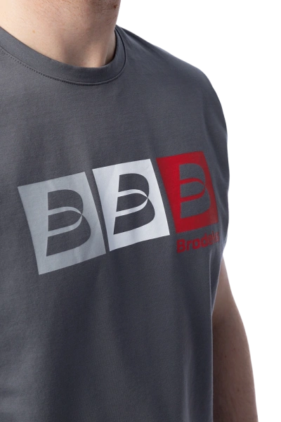 Футболка BRODEKS KS705 (серый)