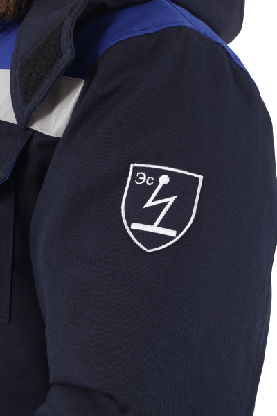 Костюм АНТИСТАТ зимний с ПК (т.синий/василёк)