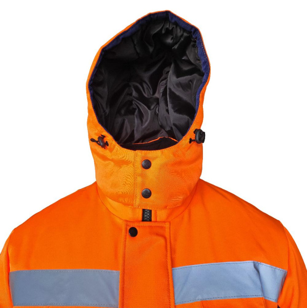 Костюм МЕТЕО зимний с ПК (оранжевый/синий)