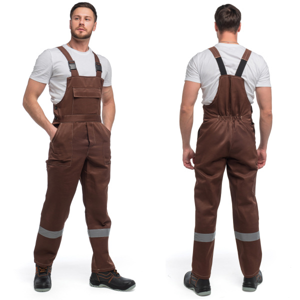 Костюм ОПТИМАЛ СОП с ПК (коричневый/бежевый)