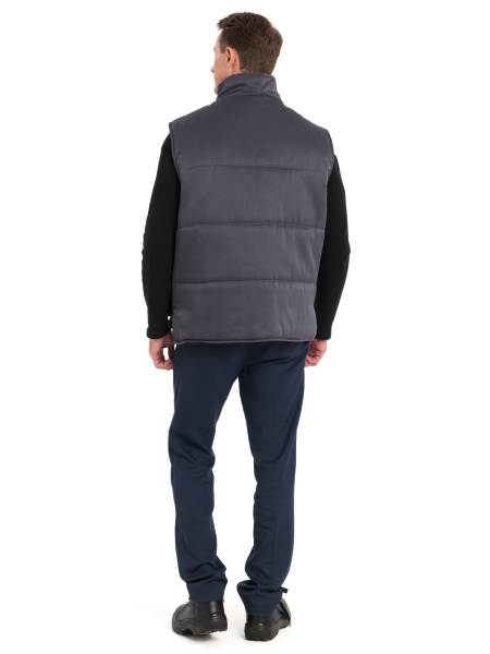 Жилет ДОКЕР зимний (т.серый)