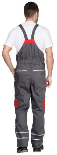 Полукомбинезон ХАЙ-ТЕК (серый/красный/черный)
