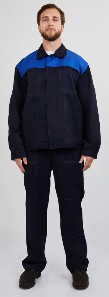 Костюм MOGOTEX 0913-1 с ПК (т.синий/васильковый)