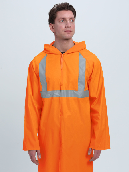 Плащ PROFLINE BASE влагозащитный сигнальный (оранжевый)