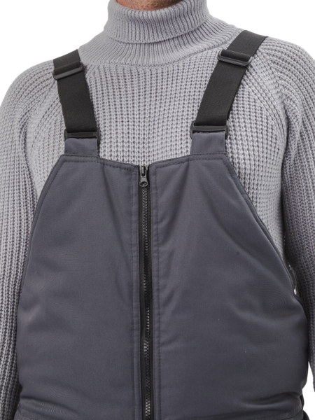 Костюм ВЬЮГА зимний с ПК (т.серый/чёрный)