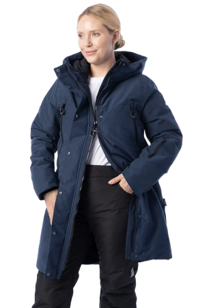 Куртка-парка BRODEKS KW 258 женская зимняя (синий)