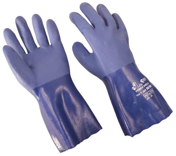 Перчатки 5К30 ПВХ (синий)