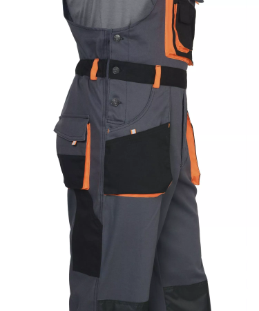 Полукомбинезон СИРИУС-МАНХЕТТЕН стрейч (т.серый)