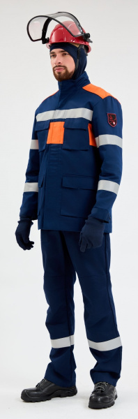 Костюм ЭНЕРГИЯ-Б 35,2 кал. с БР (т.синий/оранжевый)