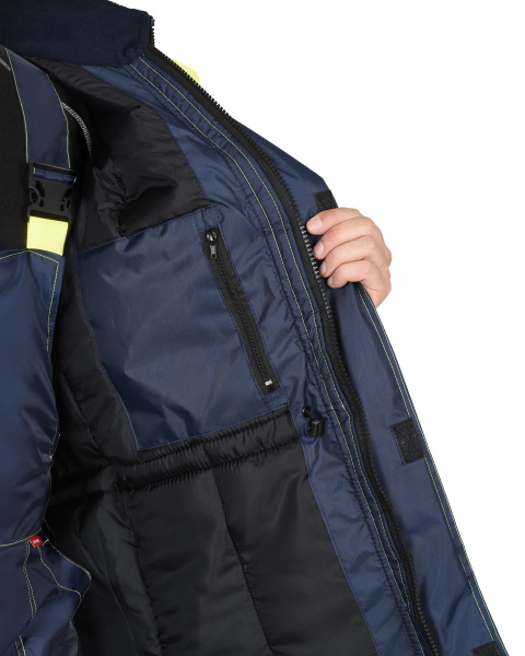 Куртка СИРИУС-ТЕРМИНАЛ СОП зимняя (синий/лимонный)