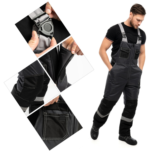 Костюм ЮКОН-МЕМБРАНА с ПК зимний (серый)