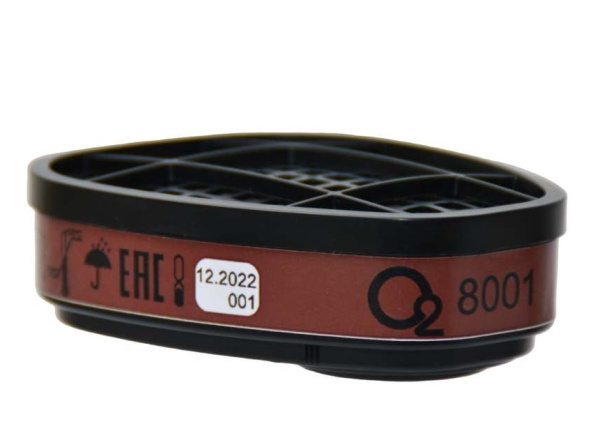 Фильтр О2 противогазовый 8001 A1