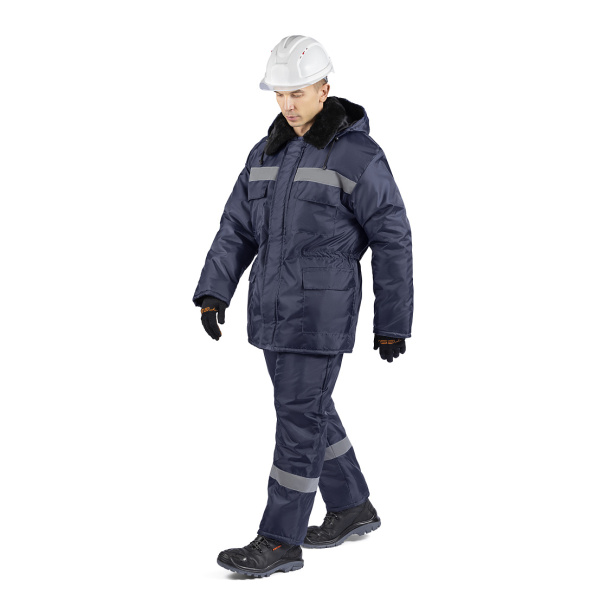 Костюм Мастер СОП с ПК утепленный 2-3 кл.защиты (т.синий)