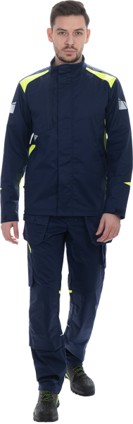 Куртка ACTIVE FLEX / АКТИВ ФЛЕКС (т.синий/флуоресцентный желтый)