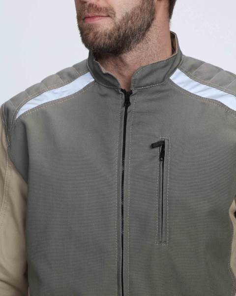 Куртка ЧЕЛСИ (хаки/бежевый)