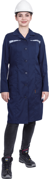 Халат ОПЕРАТОР женский (т.синий)