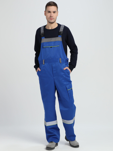 Костюм ПРАКТИК-2 СОП CH с ПК (васильковый/серый)