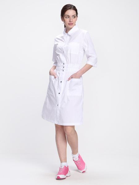 Халат MEDLINE СИМПЛ-004 женский (белый)