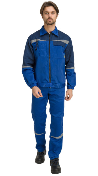 Костюм RONTA KS591 с ПК (т.синий/василек)