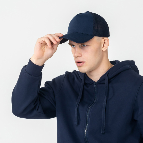 Бейсболка LEADER MESH сетка (нм) (т.синий)