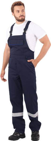 Костюм АНТИСТАТ с ПК (т.синий, васильковый)