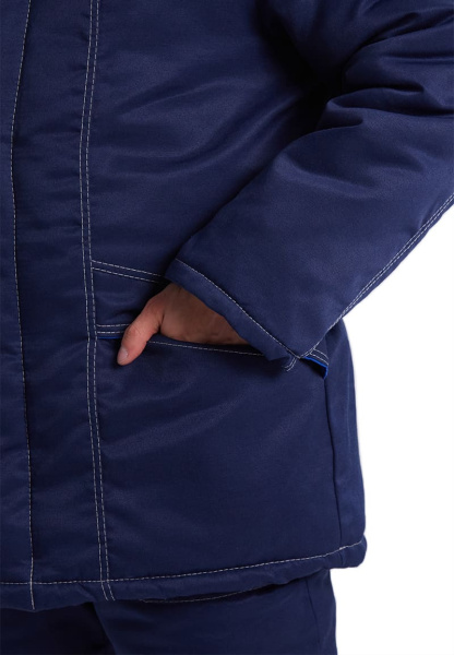 Костюм ВЬЮГА зимний с ПК (т.синий/василек)