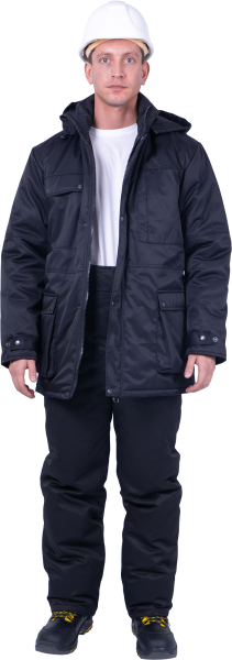 Куртка ЗАЩИТА зимняя (черный)