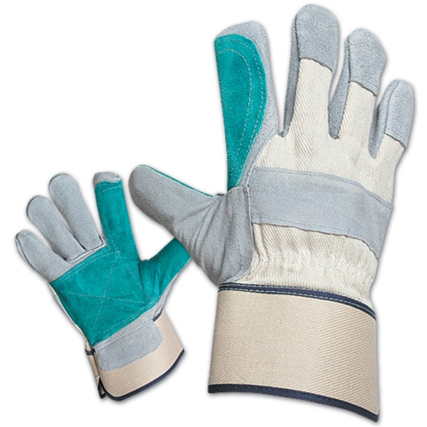 Перчатки комбинированные спилковые "MAGPIE"  эконом (гов. спилок)