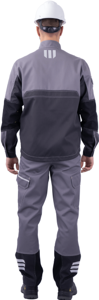 Куртка ЭДВАНС (серый/т.серый/черный)