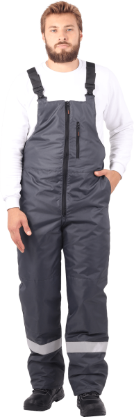 Костюм РОУД зимний с ПК (т.серый/черный)