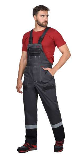 Костюм СИРИУС-ВИВАТ с СОП с ПК (черный/красный)