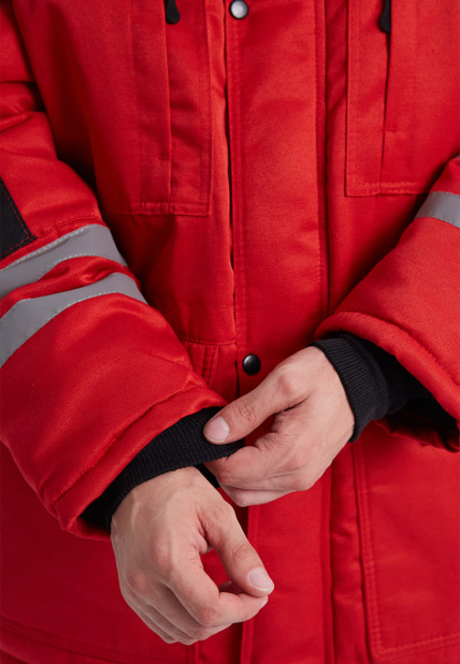 Костюм ЗИМНИК зимний с БР (красный/черный)