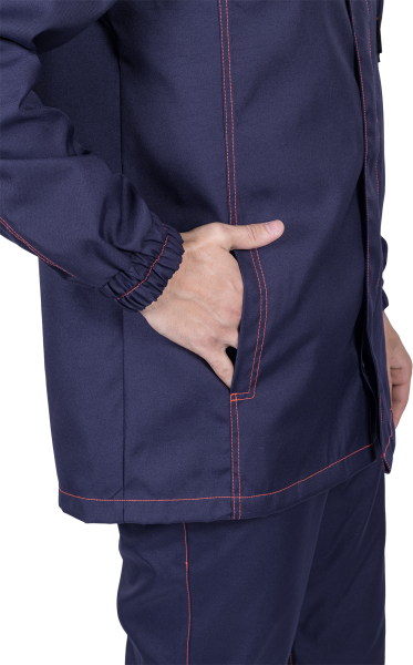 Костюм ХИМОС противокислотный (т.синий/оранжевый)