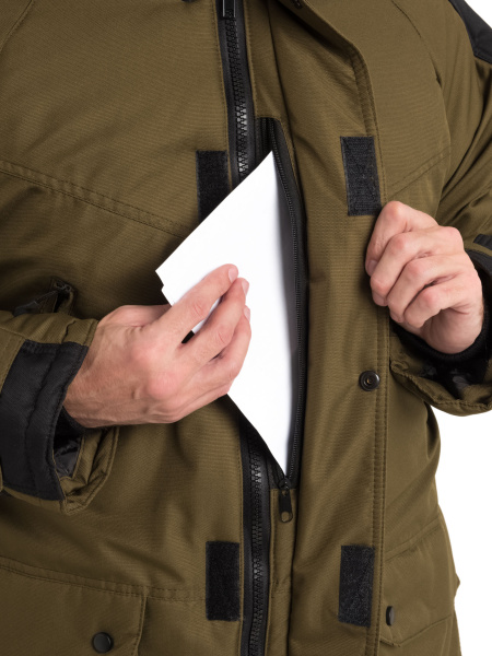 Куртка ПРЕМЬЕР зимняя (оливковый/черный)