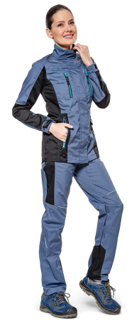 Костюм КРАНЦ женский с БР (маренго/черный/голубой) Костюм КРАНЦ женский с БР (маренго/черный/голубой)