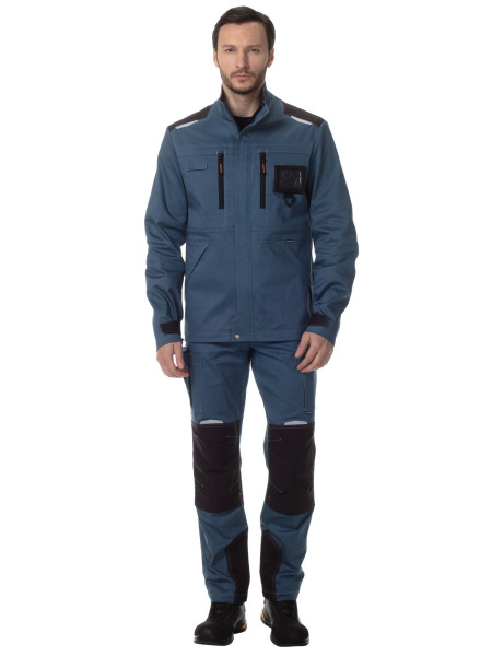 Костюм ПАЛЕРМО с БР (серый/черный)