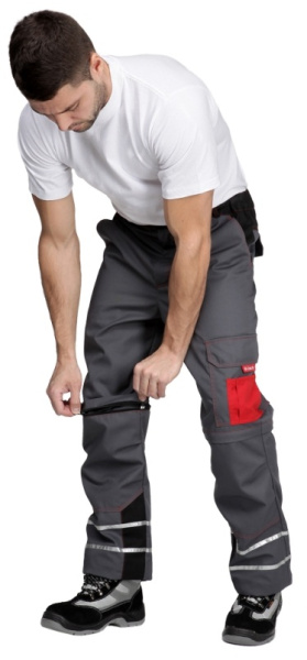 Брюки ХАЙ-ТЕК (серый/красный/черный)