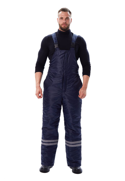 Костюм СТИМ зимний с ПК (т.синий/оранжевый)