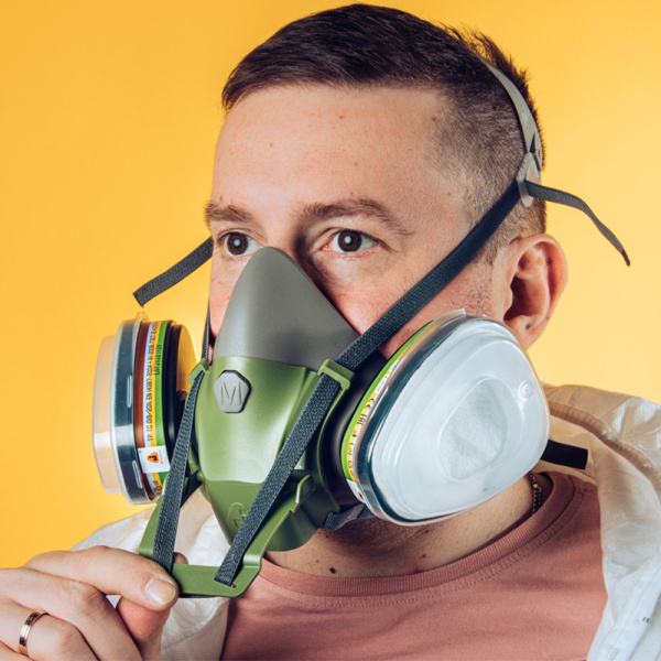 8500 Полумаска Jeta Safety с системой быстрого сброса (без фильтров)