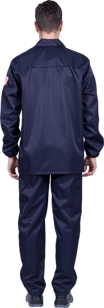 Костюм кислотостойкий с БР (т.синий)