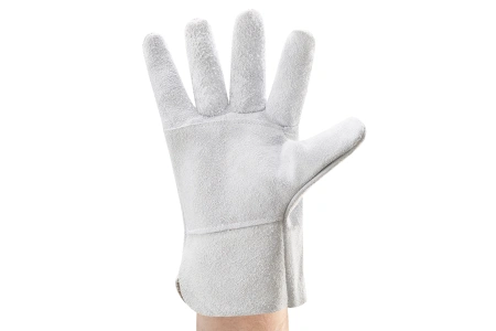 Перчатки спилковые (белый)