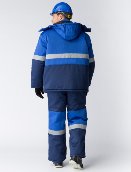 Костюм НОРДХАРД-2 зимний с ПК (т.синий/васильковый)