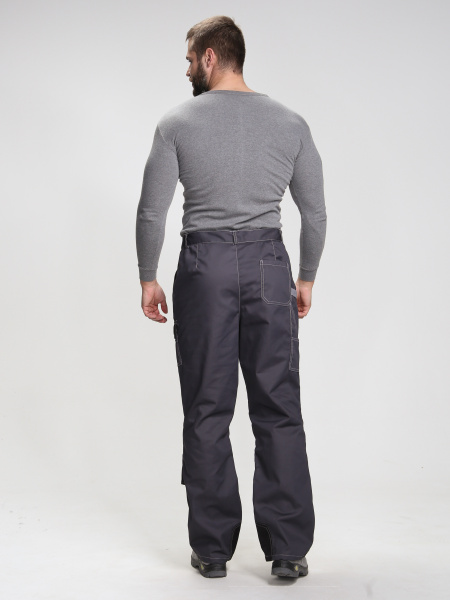 Костюм ВЕКТРОН-1 с БР (т.серый/св.серый/черный)