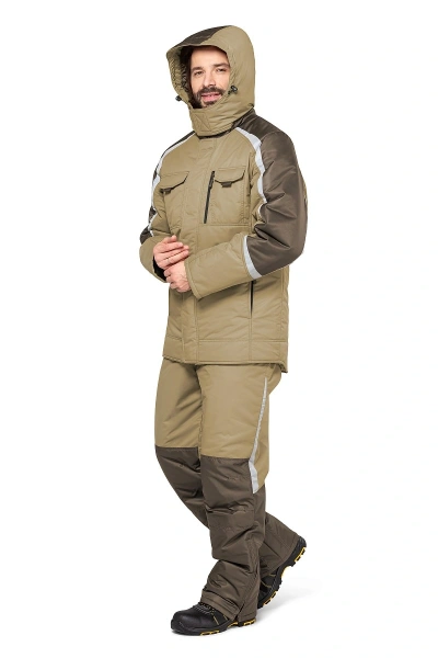 Костюм ФИЛИГИР зимний с БР (бежевый/хаки)