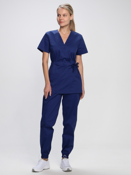 Костюм MEDLINE женский с БР (т.синий)