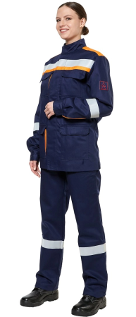 Костюм защитный от электродуги летний/демисезонный женский "СП03-ЛV"