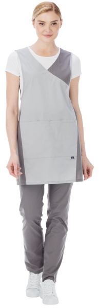 Фартук-сарафан КЛЭР женский (серый/т.серый)