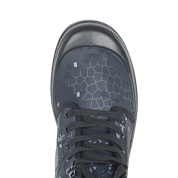 Ботинки ЛИДЕР 202 ПУ (черный кмф)