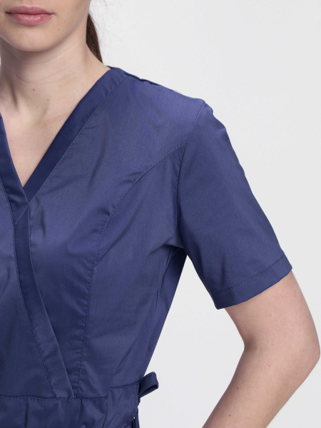 Костюм хирургический MEDLINE МОДЕРН-004 женский с БР (т.синий)