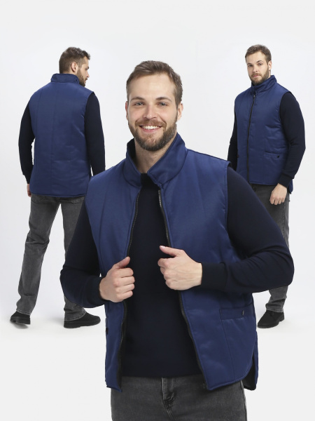 Жилет УНИВЕРСАЛЬНЫЙ зимний (т.синий)